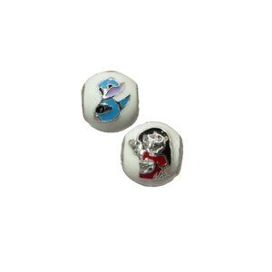 Pandora RARE! Disney Lilo & Stitch Enamel & SS .925 Charm 796338ENMX
